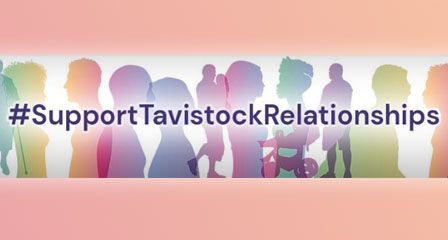 screen grab of tavistock relationships support us page