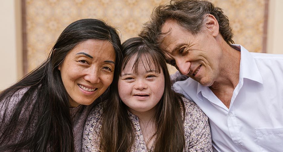 couple with daughter with learning disability
