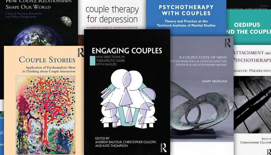 montage of books featuring Tavistock Relationships authors